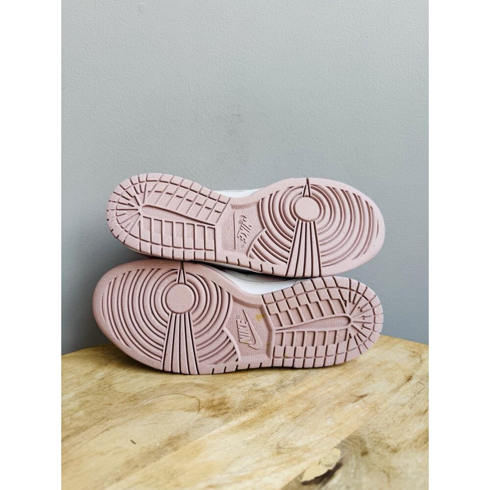 Nike Dunk Low GS Pink Velvet Metallic DO6485-600 Girls 5 Y Women 6.5 Sneakers - Picture 9 of 10
